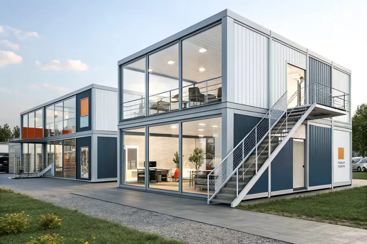 Bungalow aménagé préfabriqué — Module Concept